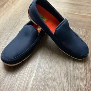 SWIMS Breeze Wave Mesh Slip On Loafers Shoe Mens 10 Navy Blue Water Sporty Boat